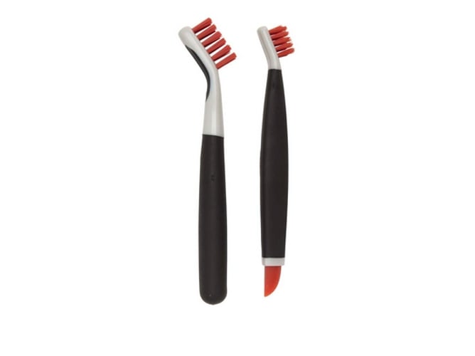 Oxo Good Grips kit de cepillos para la cocina y el baño color naranja limpieza 1285700