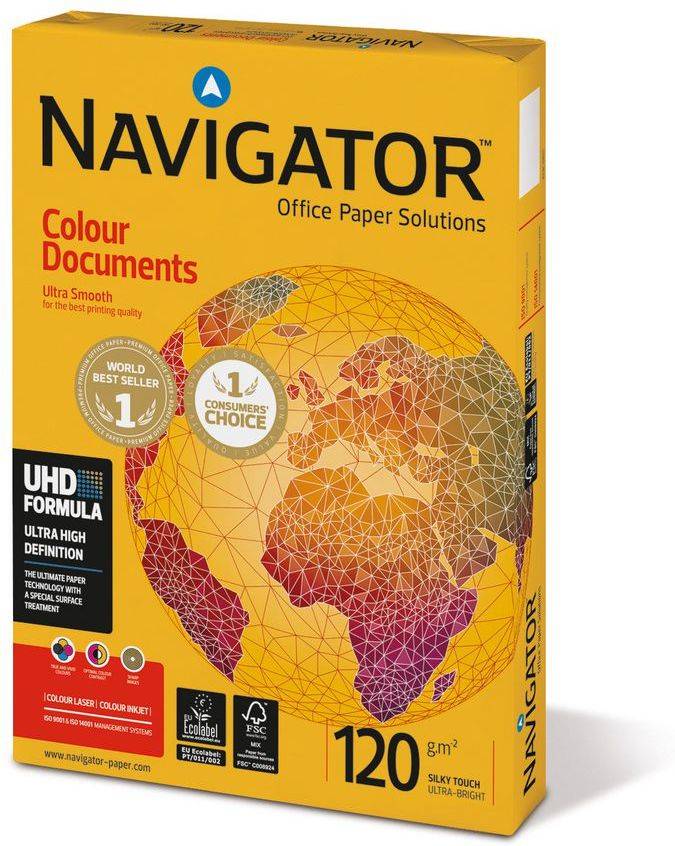 Papel de Impresión NAVIGATOR Multiusos Blanco A3 (120 g/m²)