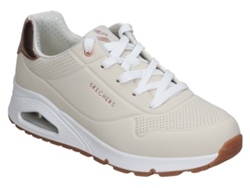 Zapatillas de Mujer SKECHERS Tecido Beige (36)