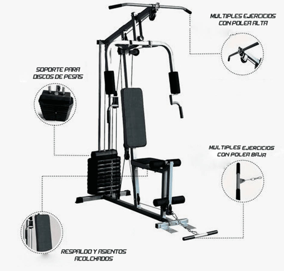 Máquina Multifunción BEHUMAX Multigym 300