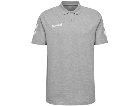 Polo de Hombre para Fútbol HUMMEL Go Algodón Gris (14)