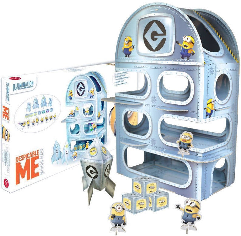 Juego Creativo Universal studios base secreta minions gru villano favorito de stor 08115