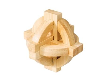 Puzzle FRIDOLIN (Madera - Marrón - 9 x 9 x 9 cm)