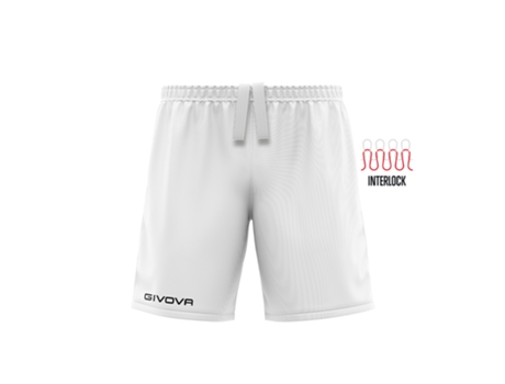 Pantalones Cortos de Fútbol Unisex GIVOVA (M - Blanco)