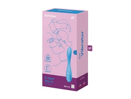 Satisfyer G Spot Flex 4+ Multi Vibrador Azul 1ud