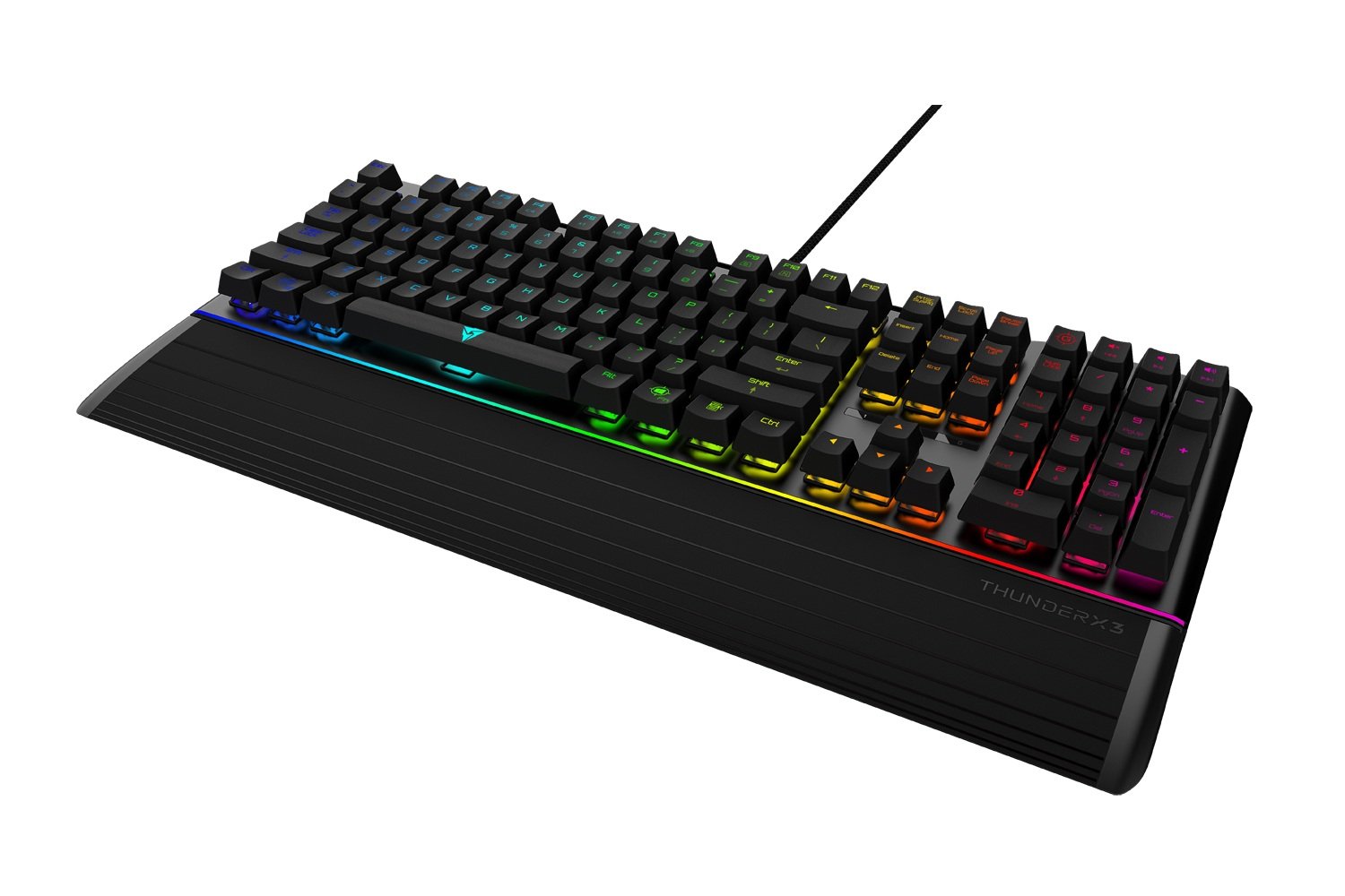 Teclado Gaming THUNDERX3 AK7 (Mecánico - Inglés - Negro)