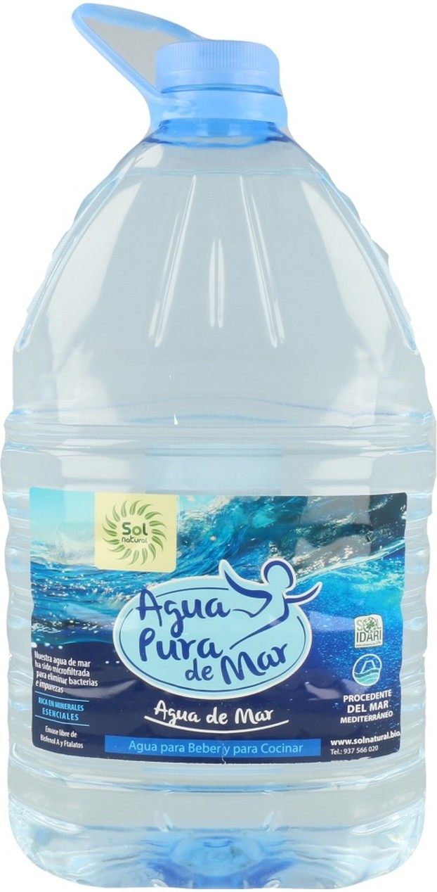 Agua De Mar Botella 2 L de Solnatural