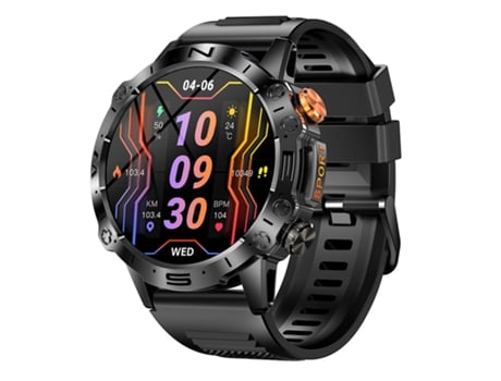 Smartwatch OHPA K59 tela conversa música tempo 1.43 multi-esporte preto