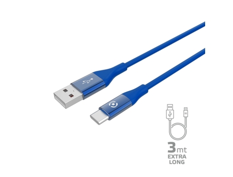 Cable Usb-C CELLY Azul