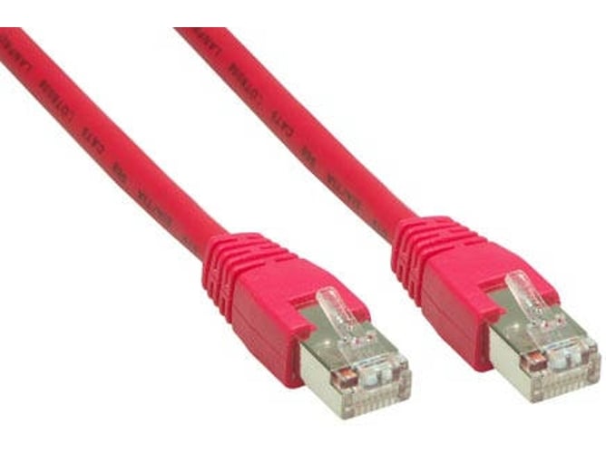 Cable ALCASA (RJ45 - 10 m - Rojo)