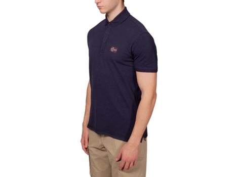 Polo de Hombre NAPAPIJRI Algodón Azul (M)