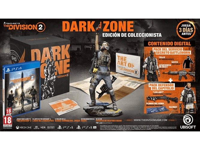 Juego PS4 The Division 2 Dark Zone Edition (M18)