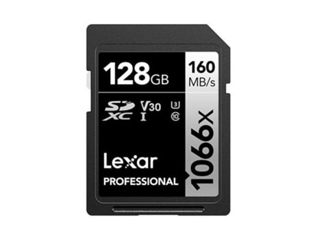 Tarjeta de memoria Lexar Professional 1066X 128 Gb SDXC UHS-I Clase 10