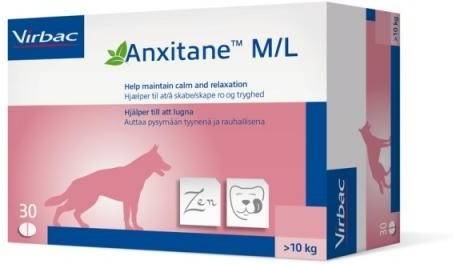 Calmante para Perros VIRBAC Anxitane (30 Tabletas)