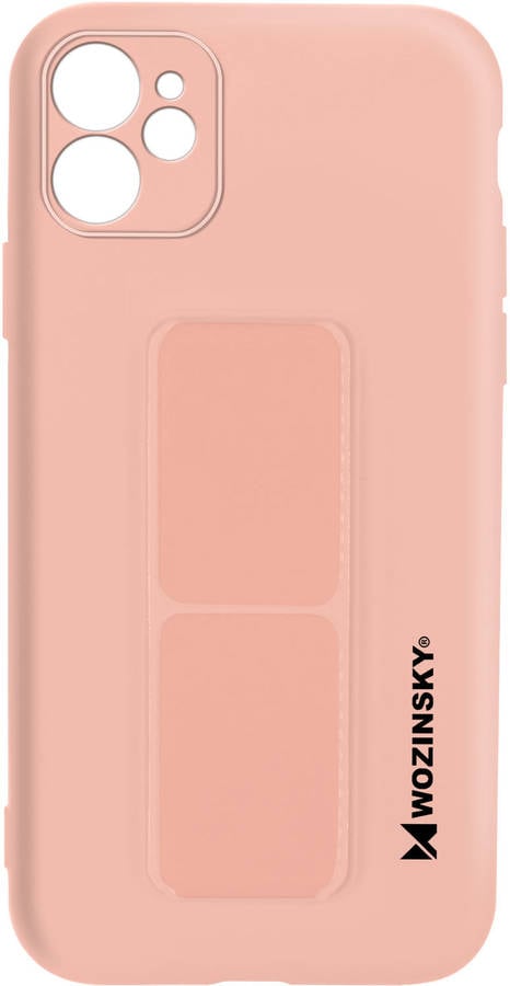 Funda Apple Iphone 11 wozinsky con soporte plegable rosa