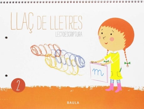 Llaç De Lletres lectoescriptura 2 infantil projecte 9788447933280 cat.17.quadern 4 anys libro 2.