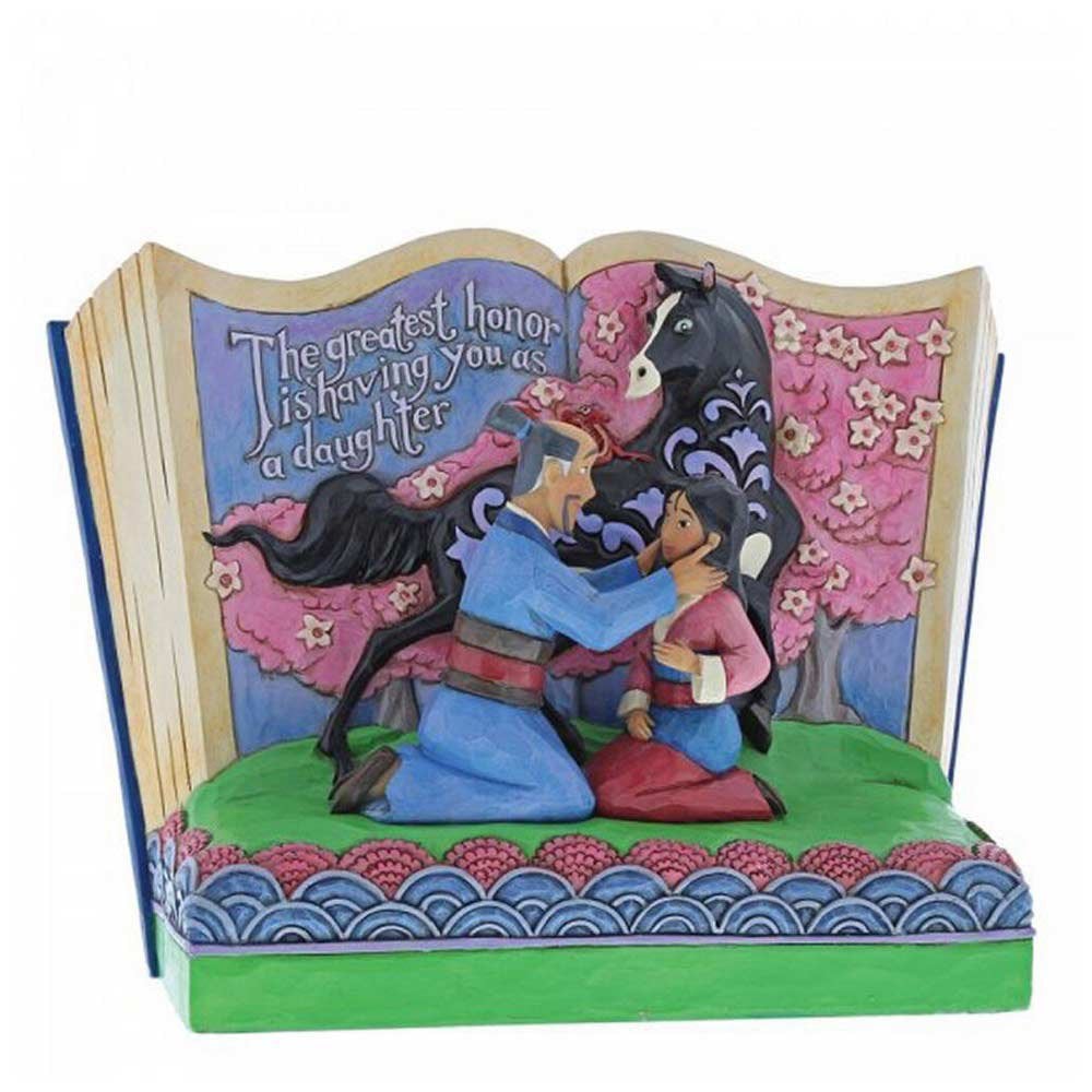 Mulan The Greatest honor is having you as daughter storybook estatua standard figura libro disney traditions de su padre el mayor tenerte ti como hija enesco