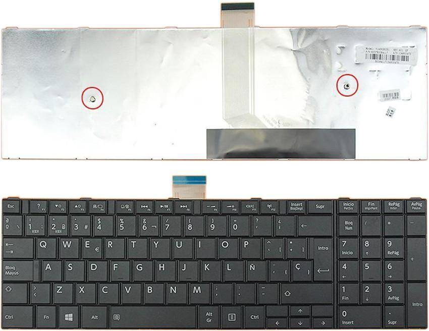 Teclado para Portátil Toshiba Satellite C50-A C50D-A Mp-11B96E0-528B