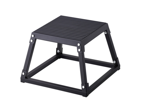 VEVOR Caja Pliométrica Plataforma Pliométrica 305 mm Salto Antideslizante, Negro