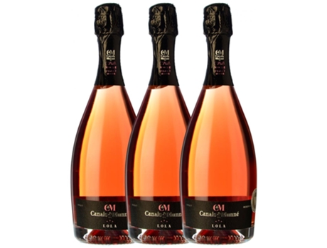 Espumante CANALS & MUNNÉ Canals & Munné Lola Pinot Negro Brut Cava Reserva (0.75 L - 3 unidades)