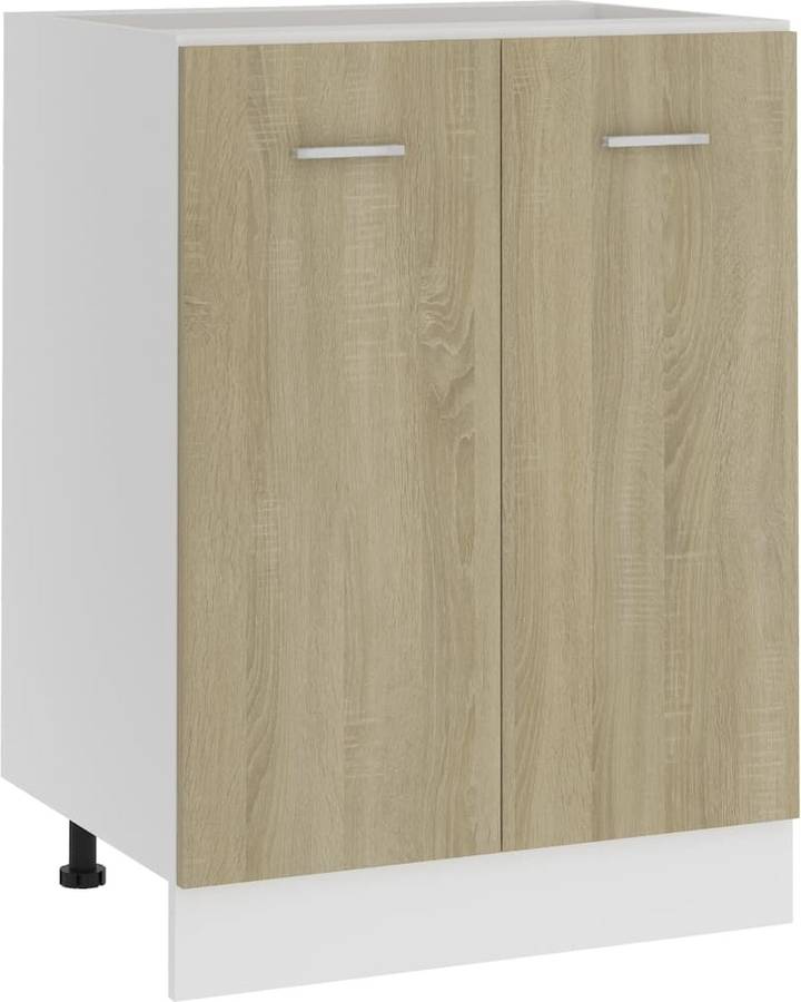 Armário Inferior VIDAXL Bottom Cabinet 801191 (Madera - 60 x 46 x 81.5 cm)