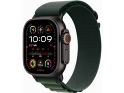 APPLE Watch Ultra 2 GPS + Cellular 49mm Titanio Negro con Correa Loop Alpine Verde Oscuro (Talla - L)