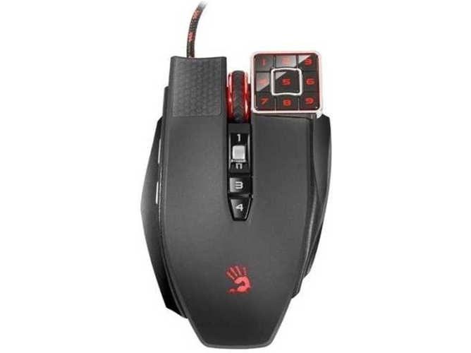 Ratón Gaming A4TECH Bloody MI160 (Láser - 8200 dpi - Negro)