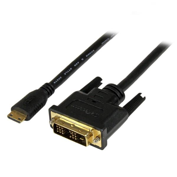 Cable Adaptador de Vídeo STARTECH Mini HDMI - DVI-D Cable 3m