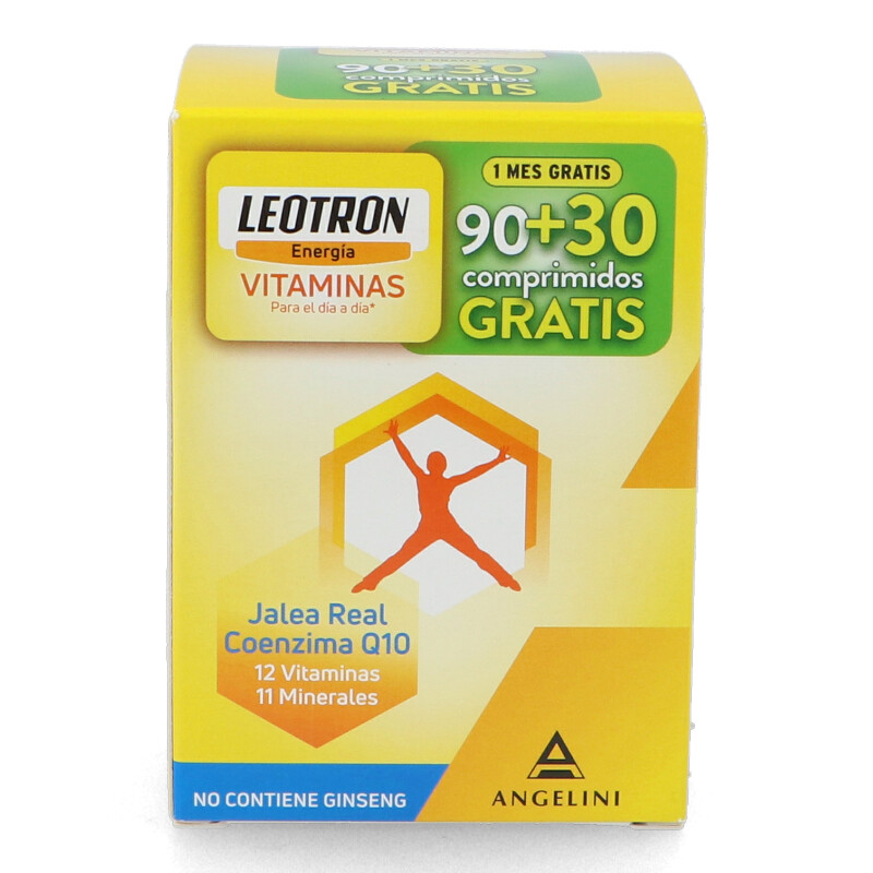 Complemento Alimentar LEOTRON Leotron Vitaminas 90+30 C Gratis