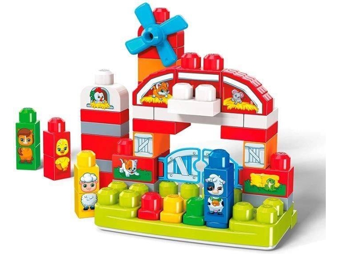 Mega Bloks Granja musical juguete de para bebé +1 año juego fisher price