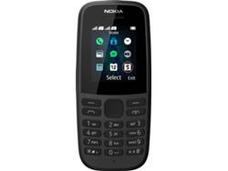 TELEMÓVEL NOKIA 105 PRETO 2019