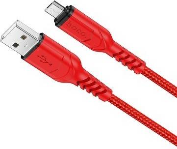 Cable HOCO Victory X59 (Micro USB - 1m - Rojo)