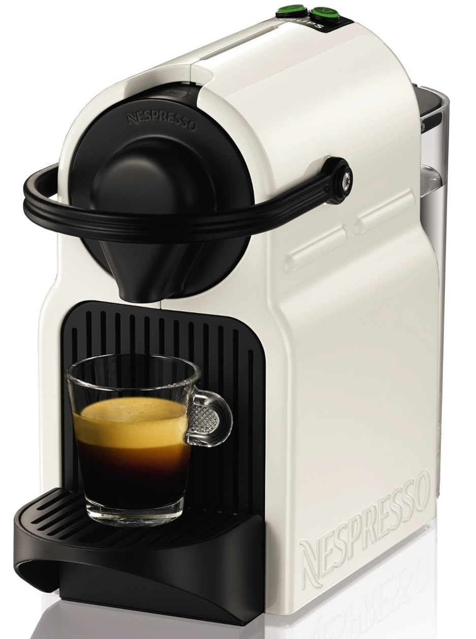 Cafetera de Cápsulas KRUPS Nespresso Inissia XN1001  Blanco