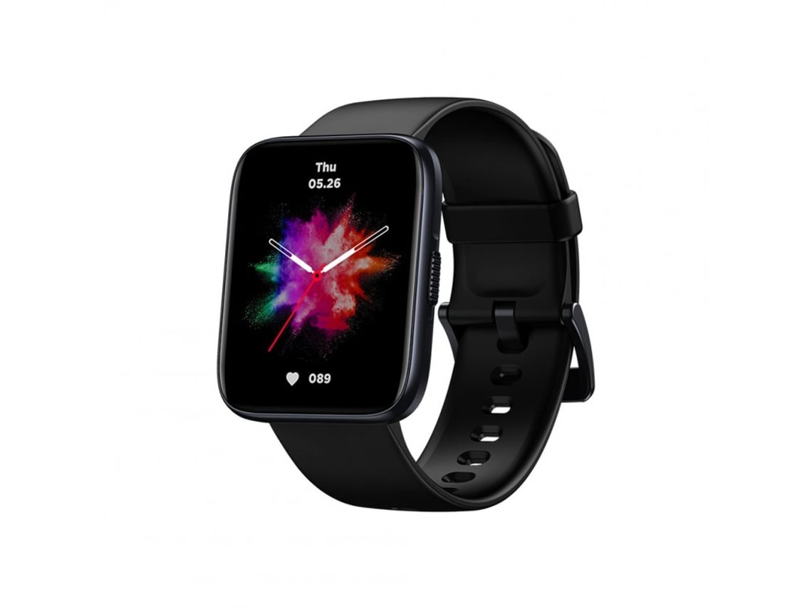 Smartwatch Mas alla de 2 Gps 1 78 pulgadas Amoled Pantalla siempre encendida Pantalla tactil Frecuencia cardiaca Monitor de oxigeno en sangre Negro Worten.es