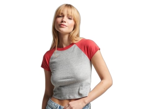 Camiseta para Mujer SUPERDRY (XS - Algodón - Multicolor)