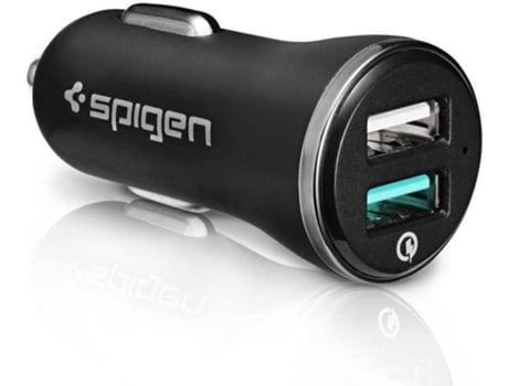 Spigen Essential F27qc cargador coche qualcomm quick charge 30 para compatible con dispositivos alimentados por usb 67