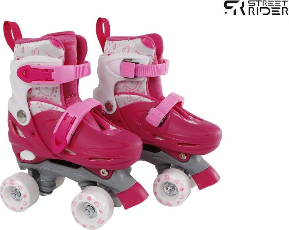 Patines STREET RIDER Ajustables (Rosa - 31-34)