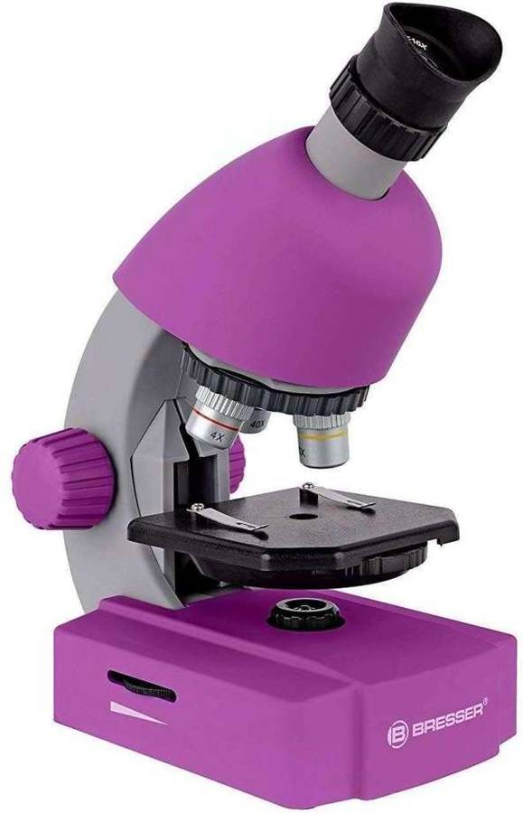 Microscopio TOY PLANET Bresser Color Rosa 40X-640X