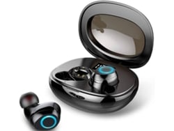 ENKES Auriculares Bluetooth True Wireless Enkers con micrófono Ip7 Graves profundos Estéreo de alta fidelidad 30 horas de reproducción Buena