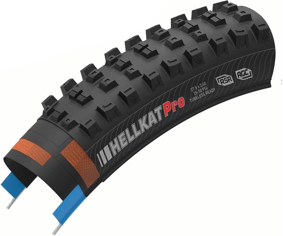 Cubierta De Bicicleta hellkat 29 x 2.40 tpi 60 compuesto rsr para un mejor agarre y ciclismo montaña kenda mtb 29´´