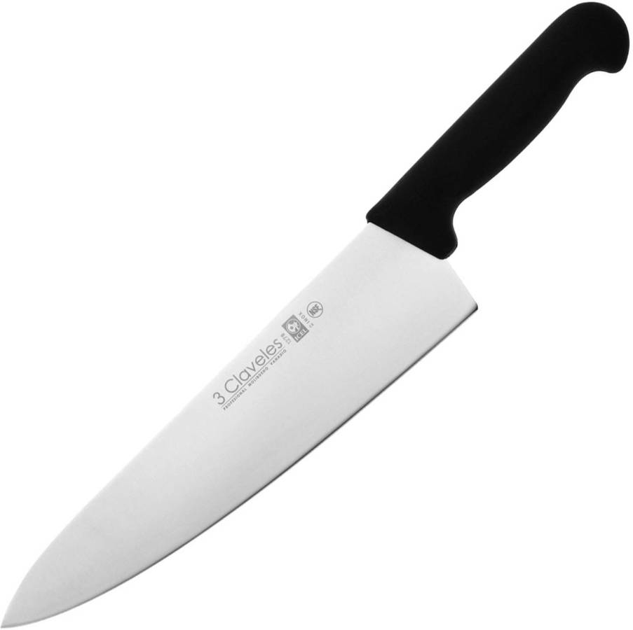 Cuchillo de Cocina 3 CLAVELES (Acero inoxidable - 26 cm - 10")