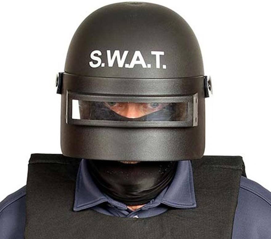 Casco DISFRAZZES Agente S.W.A.T Adulto