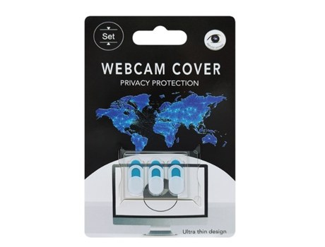 Capa de webcam para proteção de privacidade Blanco 3 paquetes