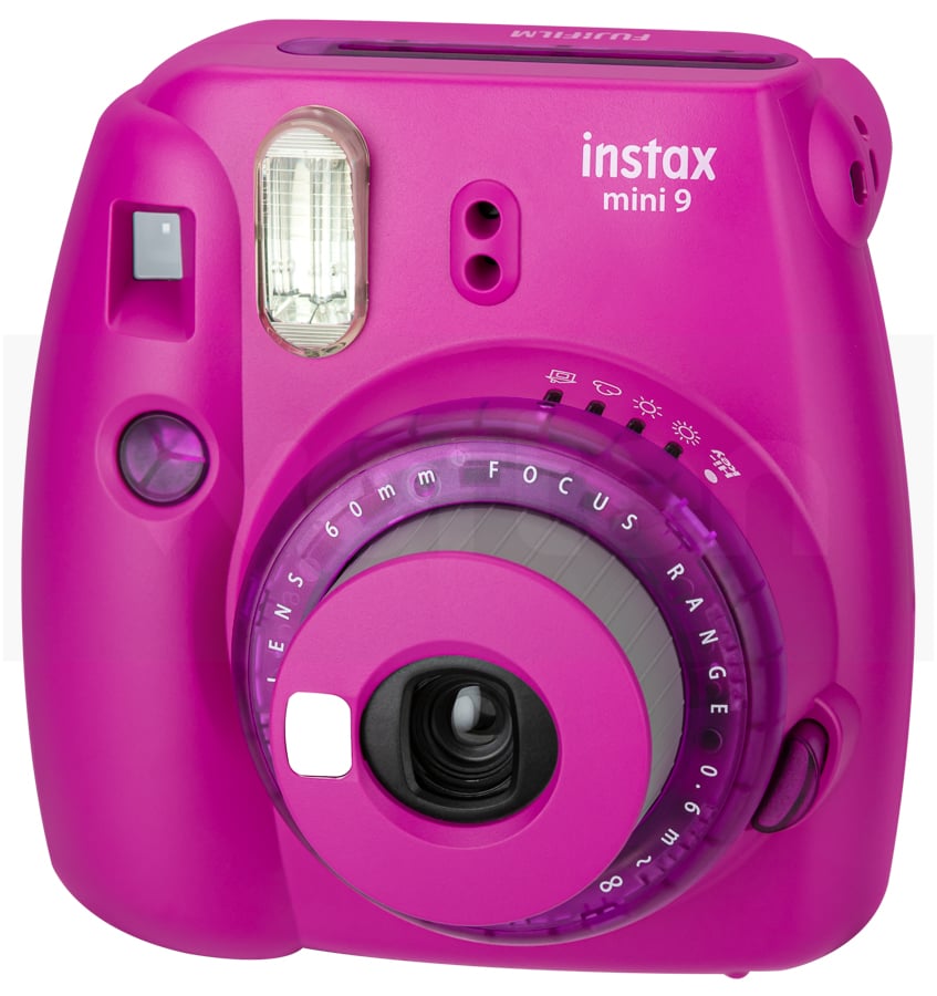 Kit Cámara Instantánea FUJIFILM Instax Mini 9 Clear (Morado - Obturación: 1/60 s - 2x Pilas AA - 62x46mm)