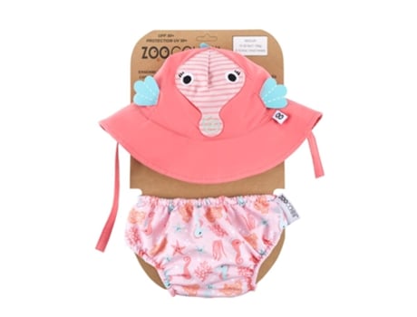 Traje de Baño ZOOCCHINI (Polyester - Rosa - 6-12 Meses)