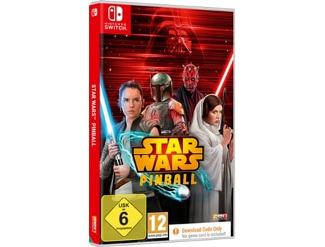 Star Wars Pinball Code in Box Nintendo Switch.