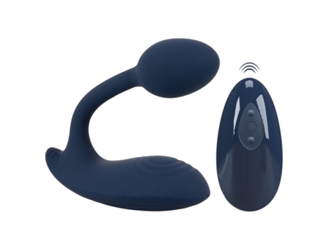 Vibrador 'Vibrador de Tanga Flexible Controlado por Control Remoto' SWEET SMILE Azul