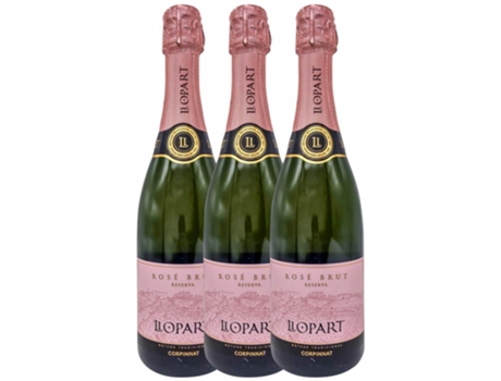 Espumante LLOPART Llopart Rosé Brut Cava Reserva (0.75 L - 3 unidades)