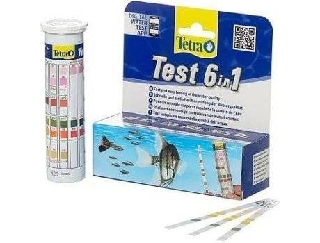 Prueba de Análisis del Agua para Peces TETRA 6 en 1