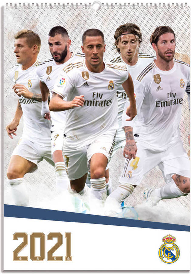 Grupo Erik Calendario de pared 2021 real madrid a3